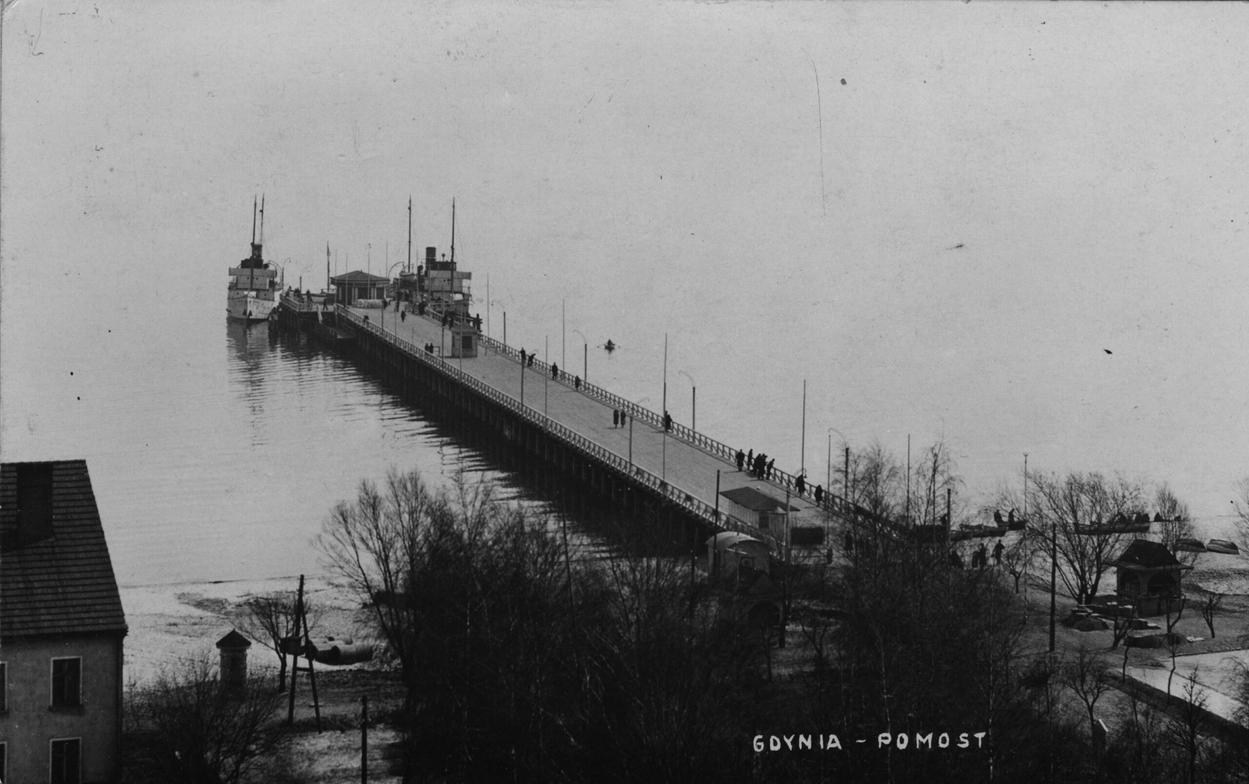 Gdynia Statki żeglugi przybrzeżnej Wanda i Jadwiga